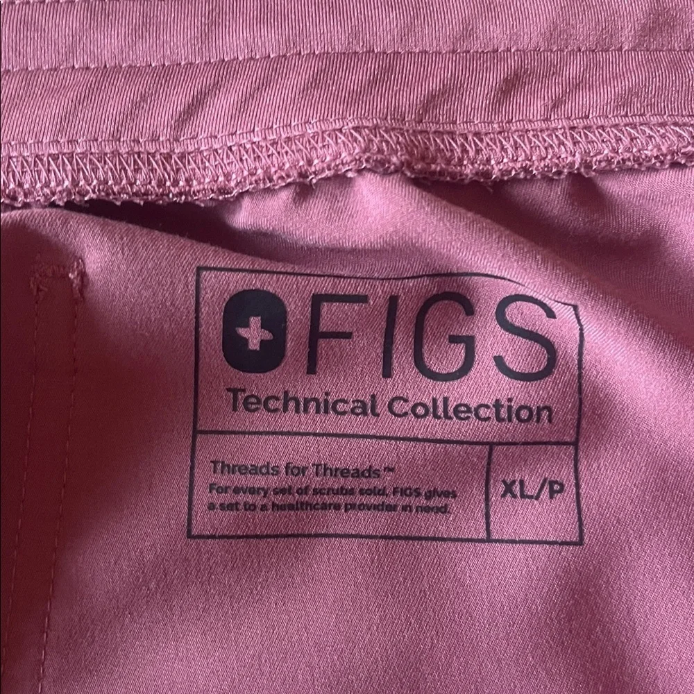 FIGS MAUVE LIVINGSTON SCRUB PANTS WOMENS XL